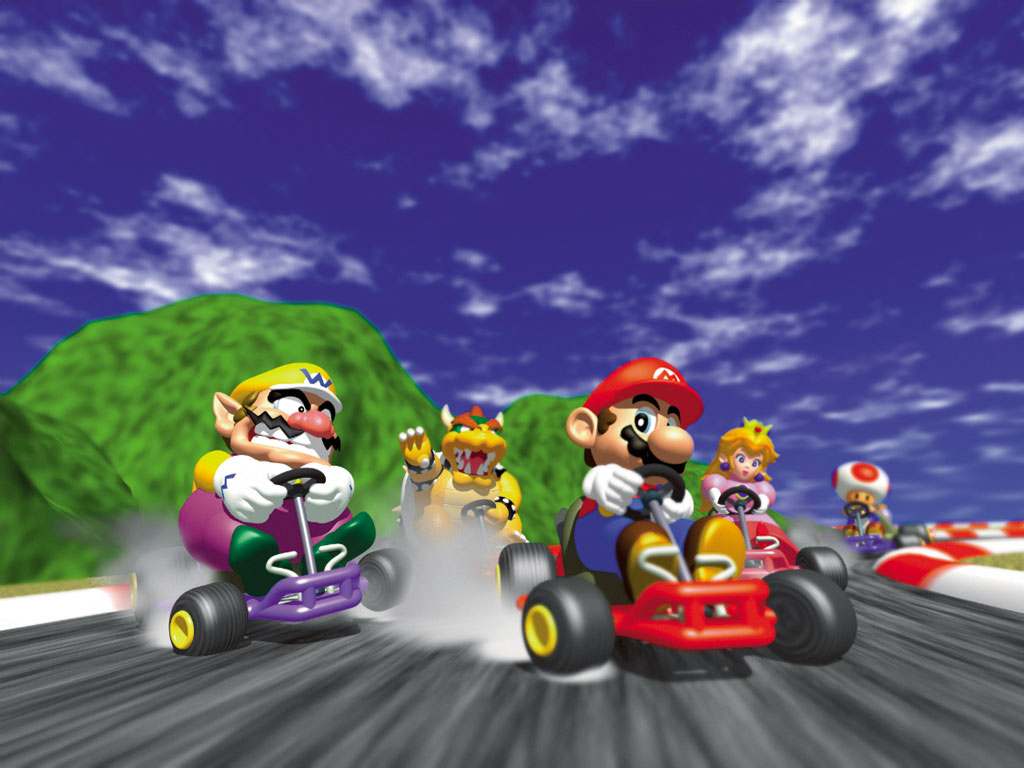 old school mario kart