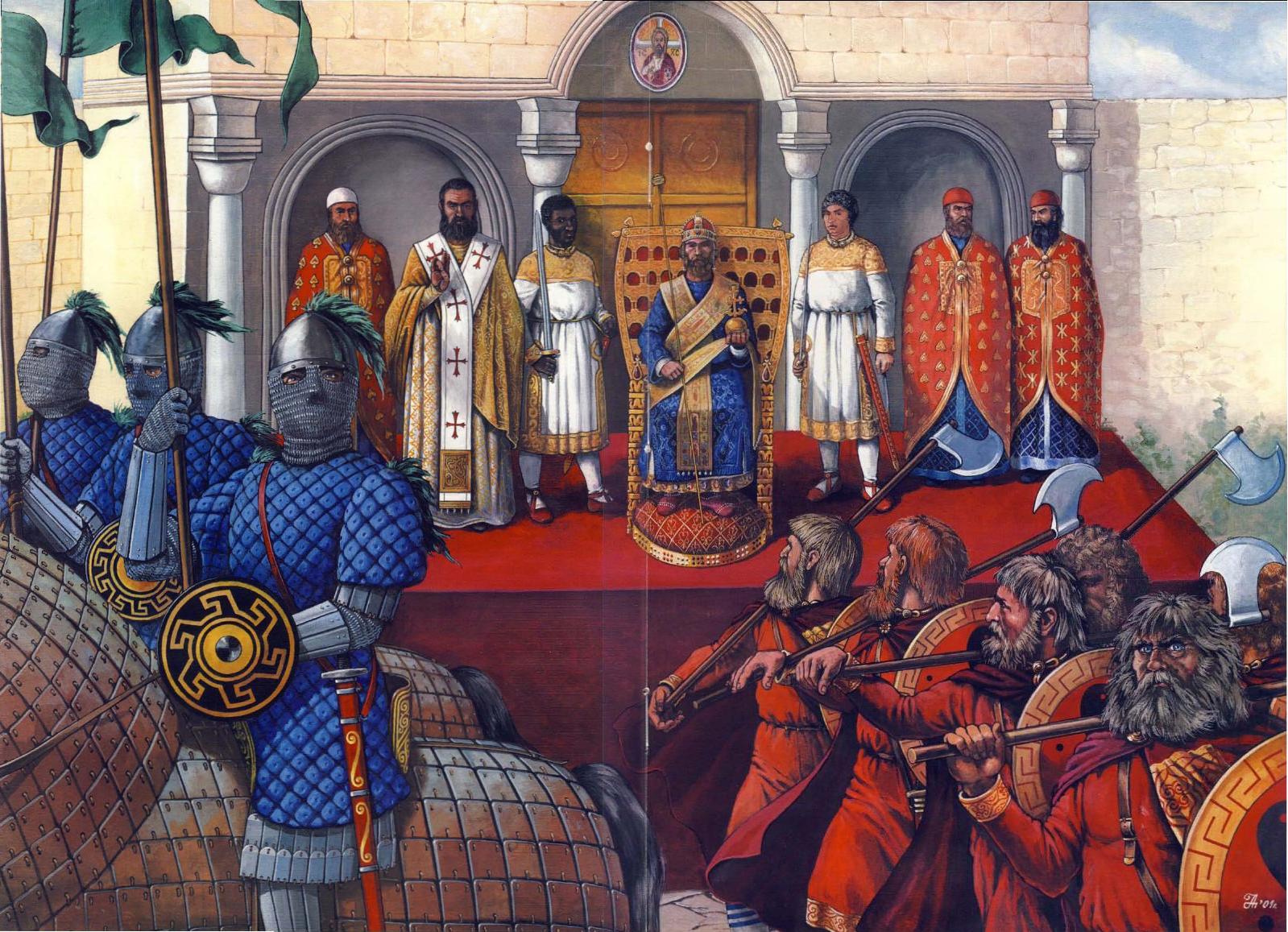 Древний рим византия. Император Византии в Константинополе. Воины Византийской империи. Ромеи Византия.