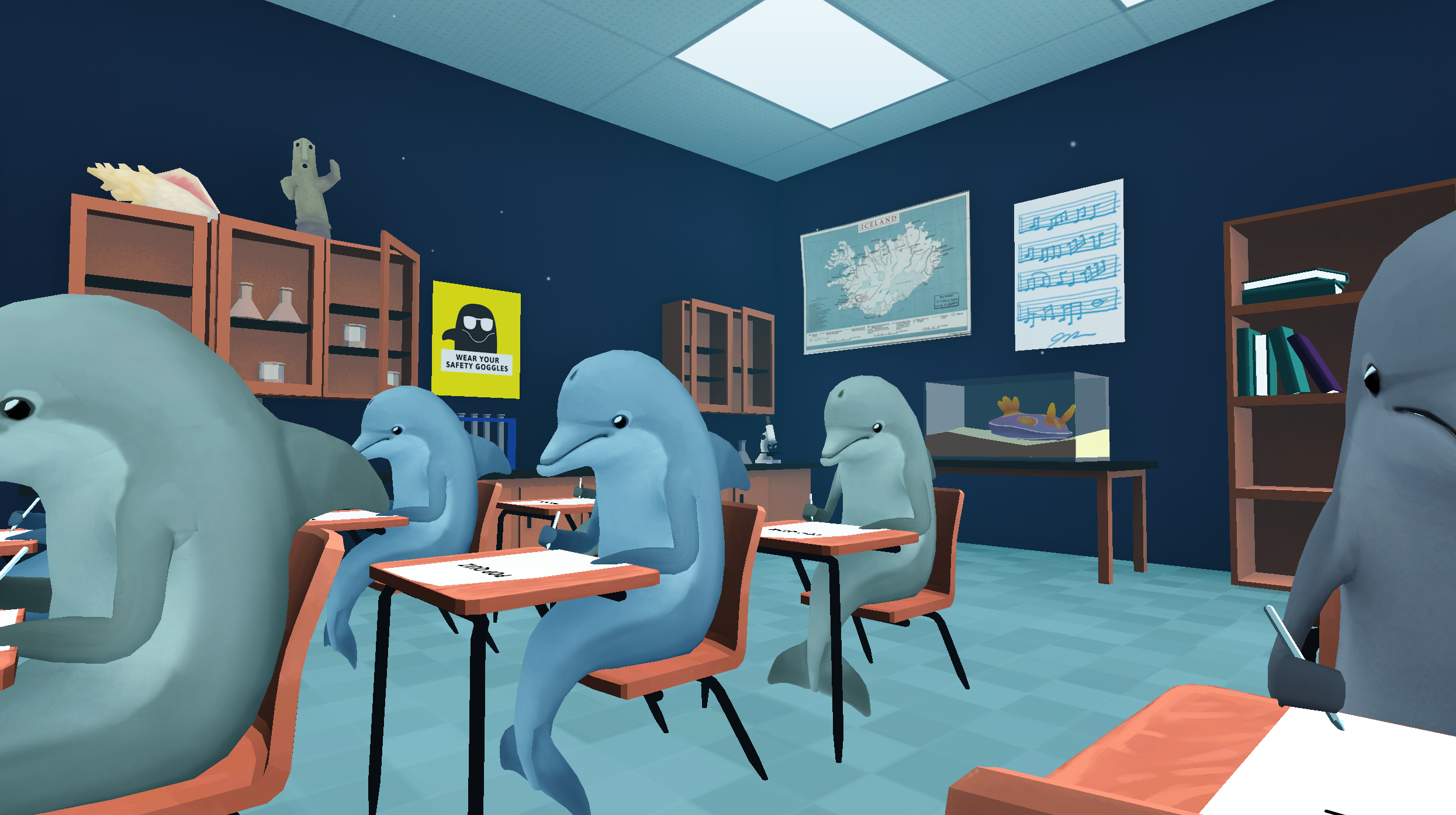 Game class. Детектив Астро Дельфин. Игра экзамен. Classroom Aquatic играть. Игры списывание дельфинов.