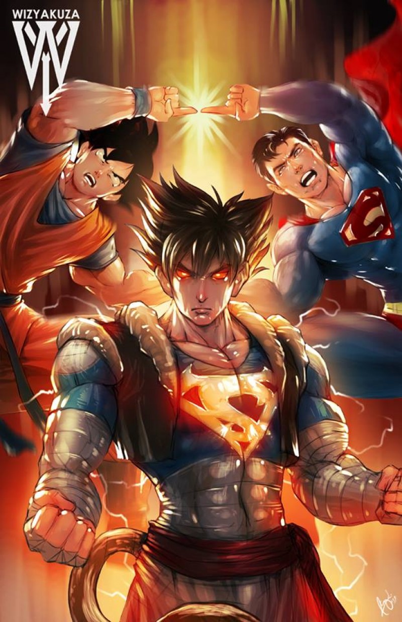 Superman and Son Goku Fusion. 