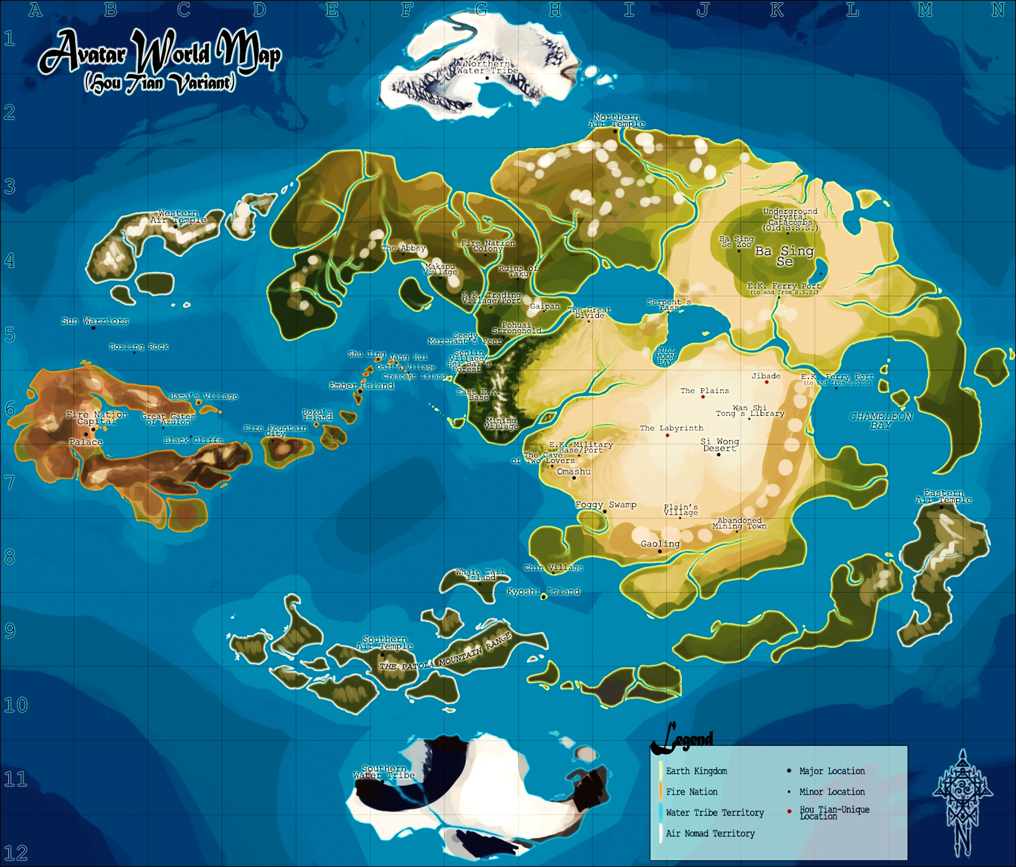 карта аватар легенда об аанге в майнкрафт