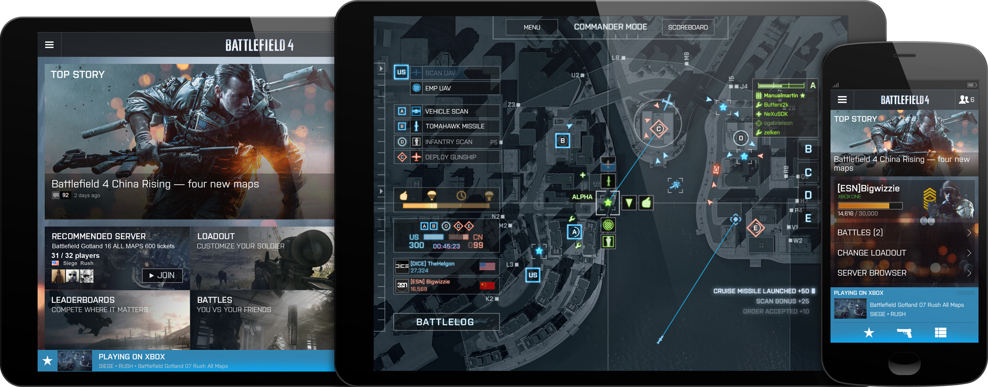 Commander Mode and Battlelog on Mobile Devices image - Battlefield Fans -  Mod DB