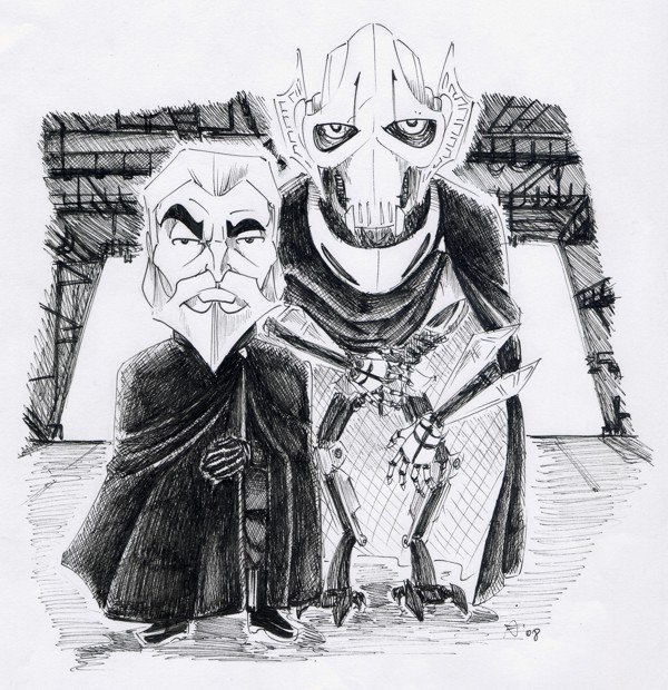 GENERAL GRIEVOUS  Star wars painting, Star wars fan art, Star wars art  drawings