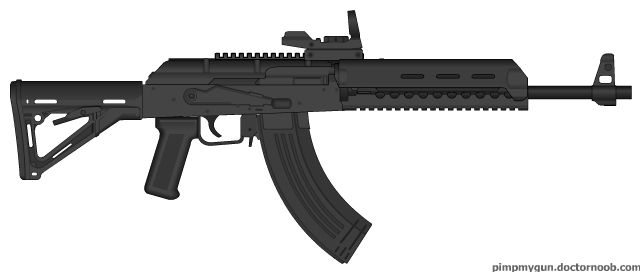 My custom AKM image - Military Personnel Arms - ModDB