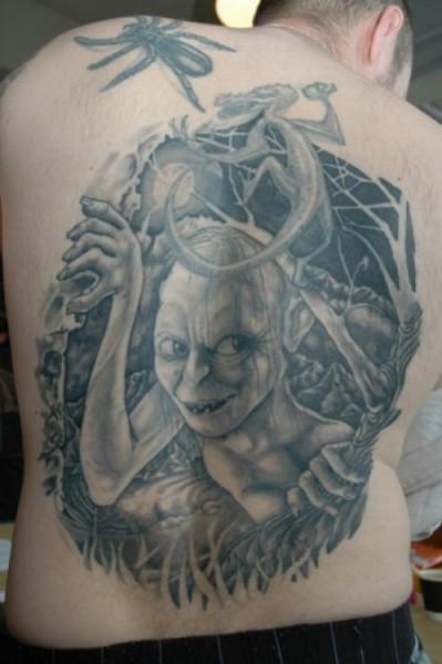 gollum tattoo art picture 2 image - The Fellowship - ModDB