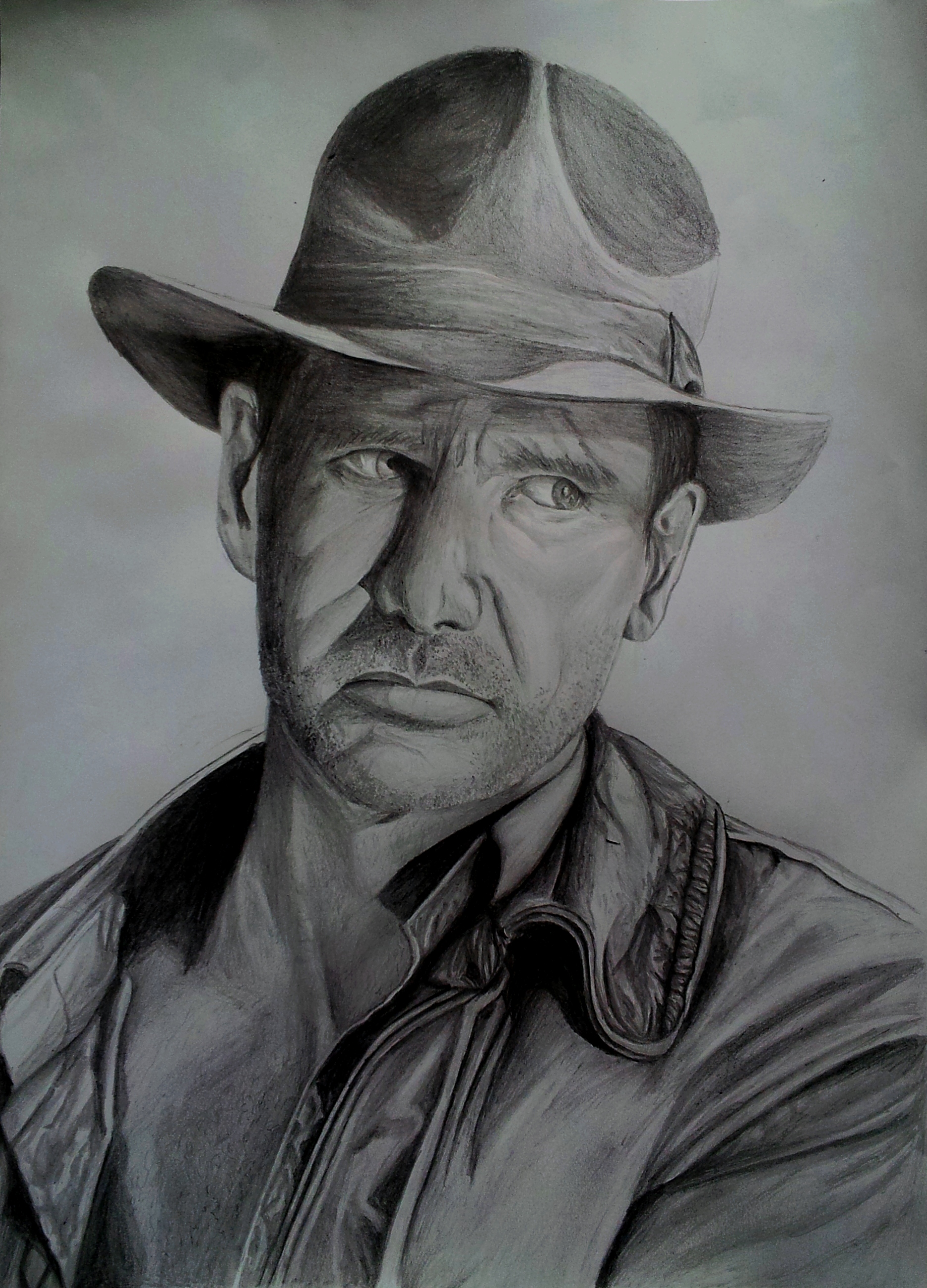 Harrison Ford Indiana Jones drawing by request image - Art lovers group