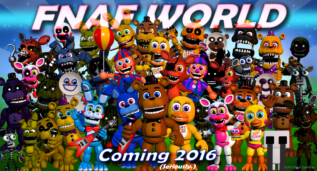 Team Fnaf Sister Location In Fnaf World (Mod) 