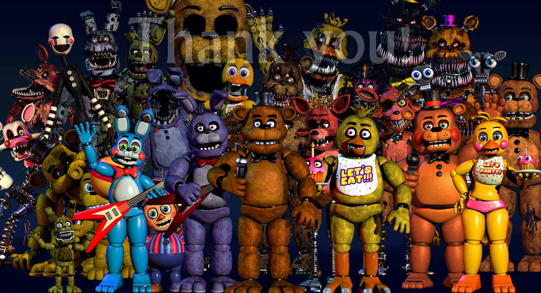CARTOON WITHERED CHICA ADDED TO SCOTT'S THANK YOU IMAGE! - Five Nights of  Theories - Mod DB