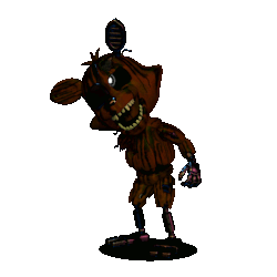 Fnaf World Five Nights - Fnaf World Withered Foxy Png,Foxy Transparent -  free transparent png images 