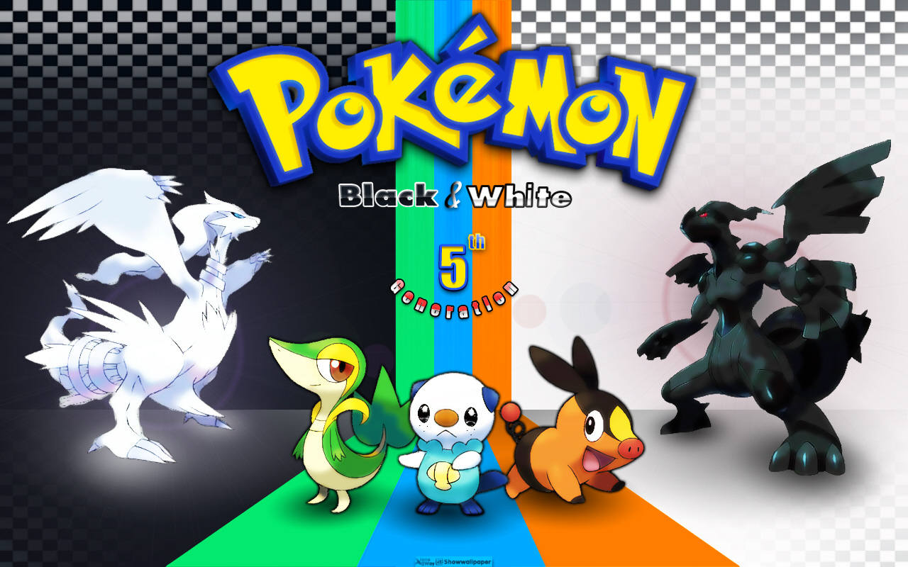 pokemon black and white wallpaper