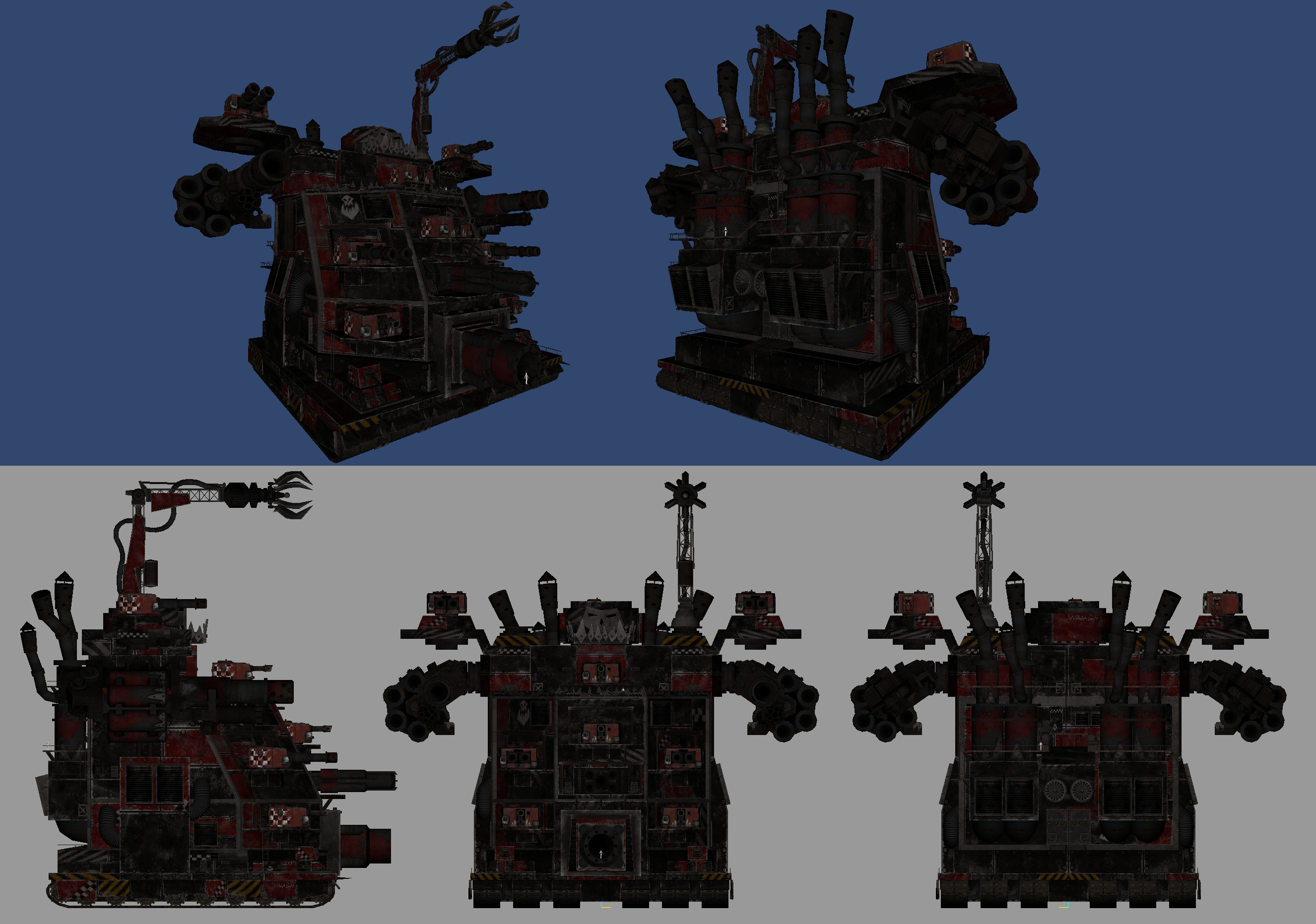 Ork Mega Gargant redesign/modernization image - Warhammer 40K Fan Group.