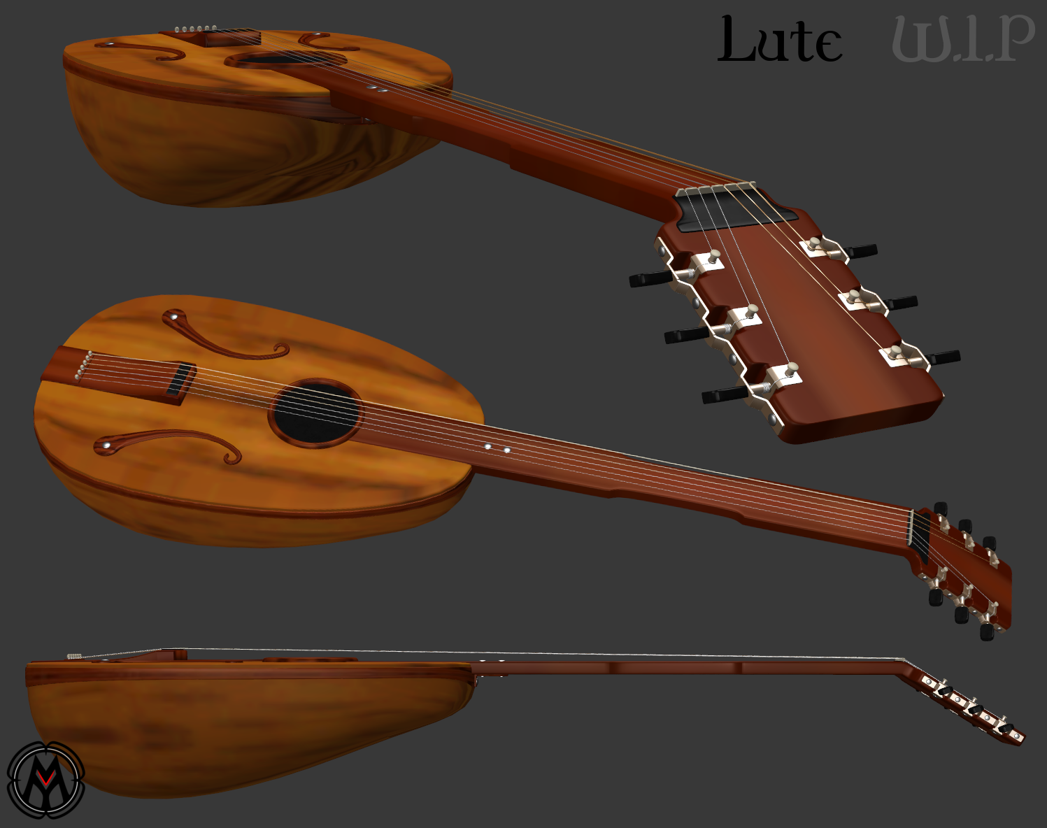 Lute rule 34. Гриф лютни. Строй лютни. Лютня. Лютня 3d модель.