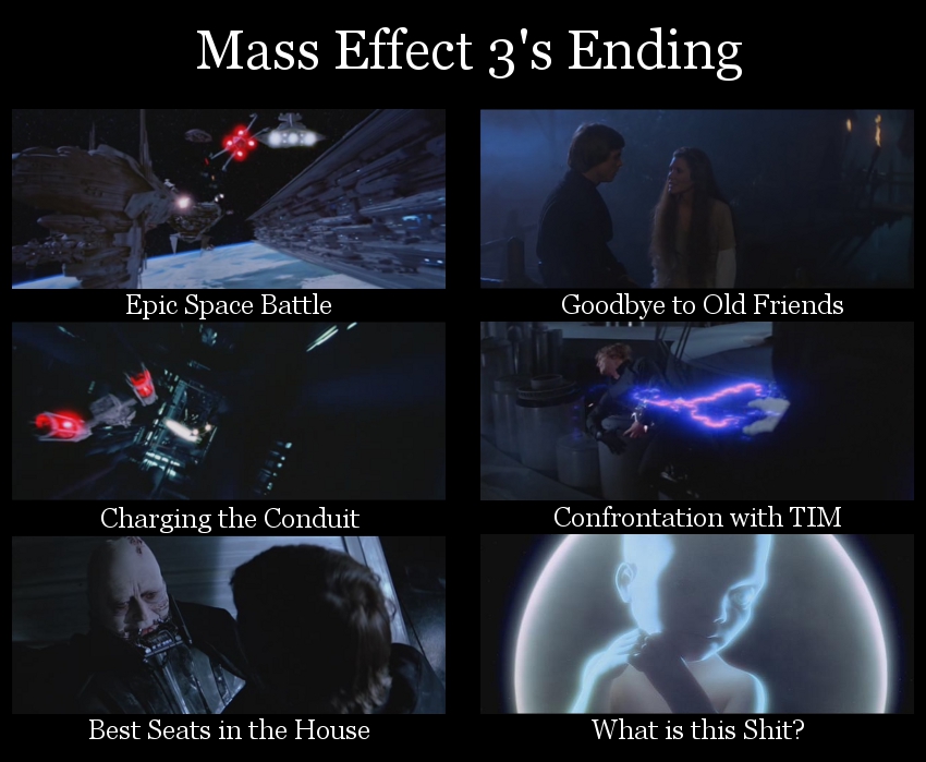 watch mass effect 3 endings