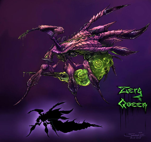 starcraft 2 zerg queen