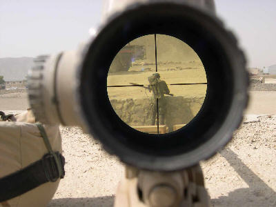 sniper rifle scope view