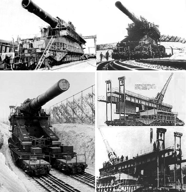 WW2 Schwerer Gustav Railway Artillery