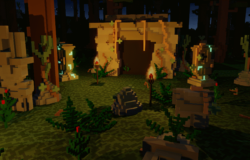 Jungle dungeon entrance