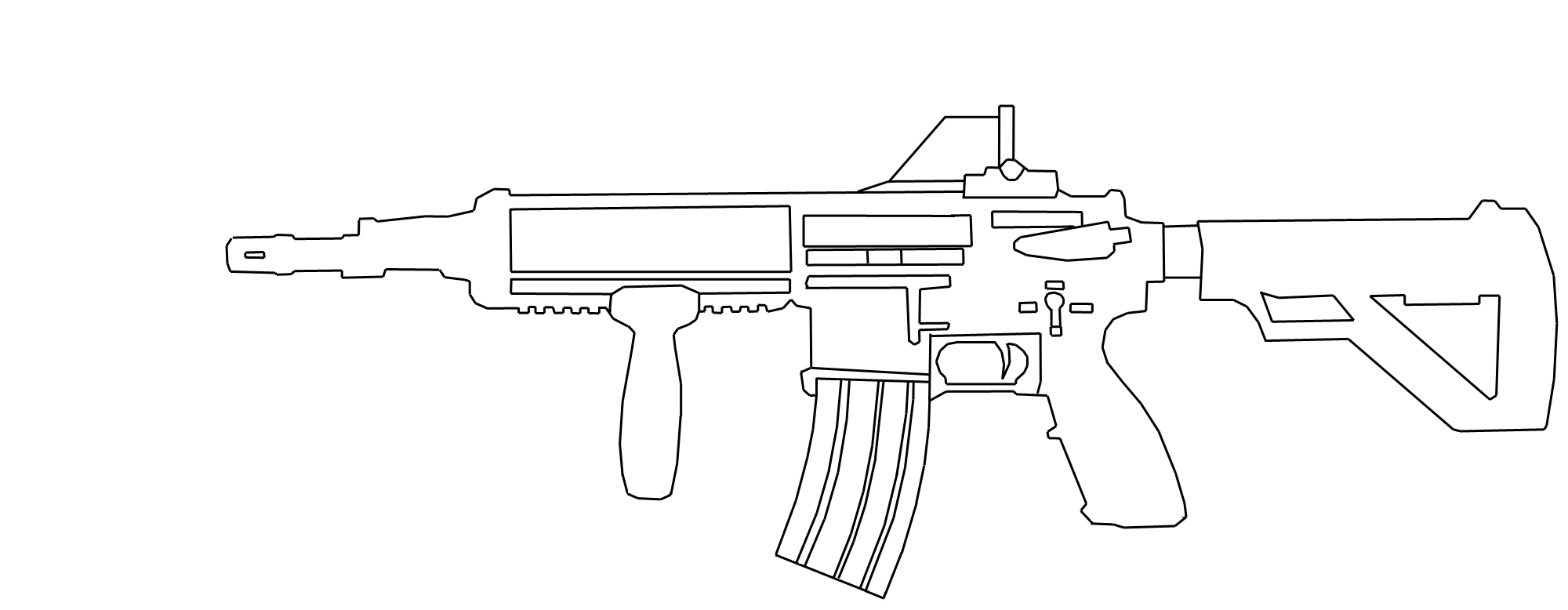 М416 винтовка чертеж