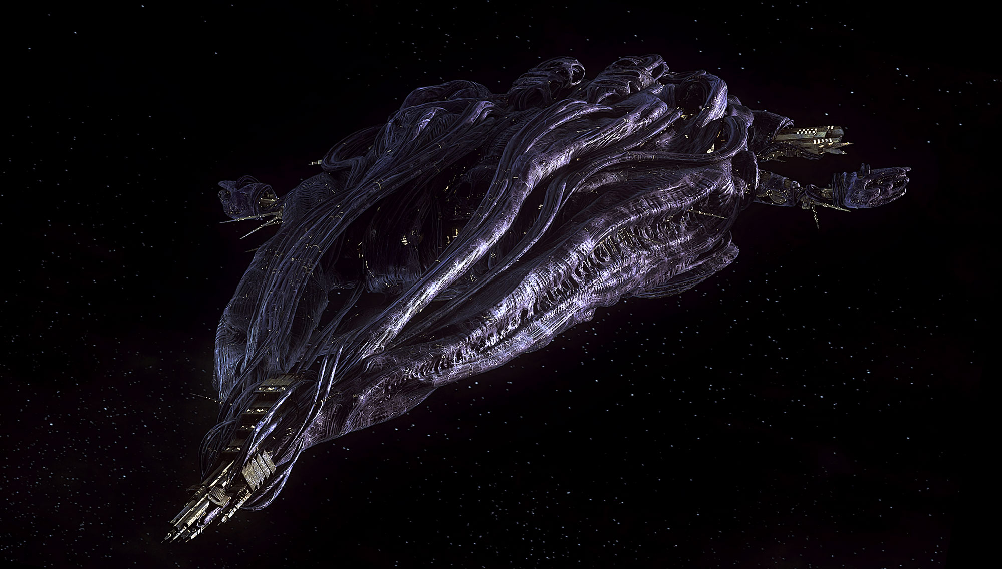 Stargate Wraith Hive Ship