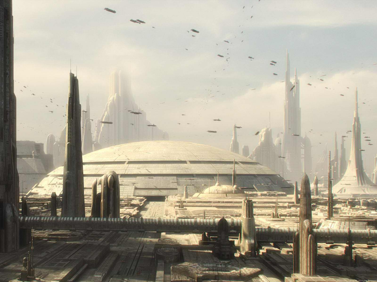 Звёздные войны Планета Корусант город