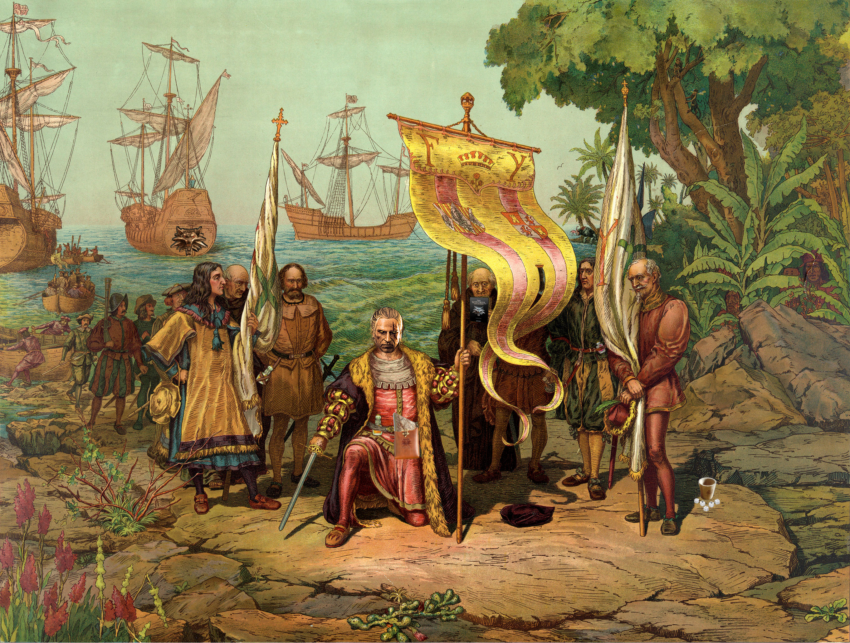 Arrived de. Экспедиция Христофора Колумба 1492.