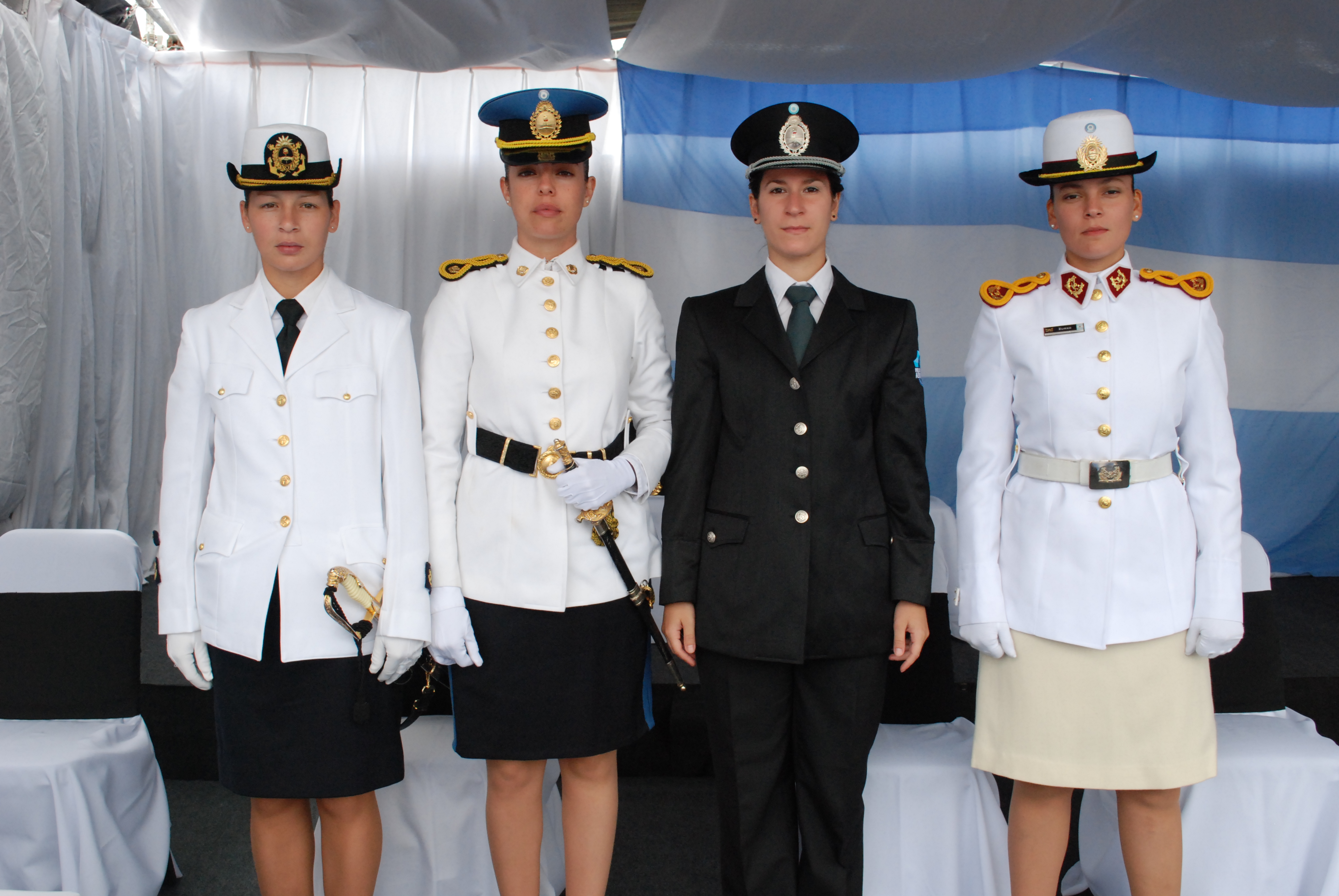 Argentinean police image - Females In Uniform (Lovers Group) .
