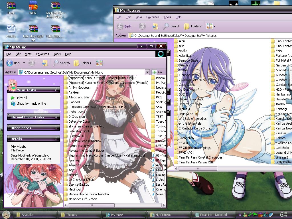 Theme Anime Windows 7 and xp - Forums 