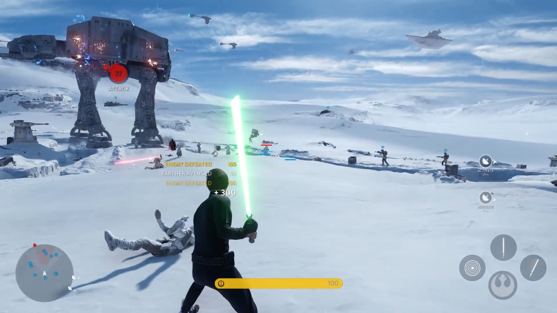 Star Wars Battlefront 3 - gameplay pic jedi image - Dark Force,Science Fiction,Fan - Mod DB