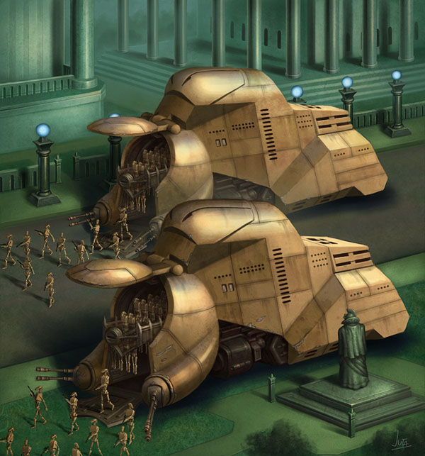 star wars episode 1 battle naboo defoliator deployment tank