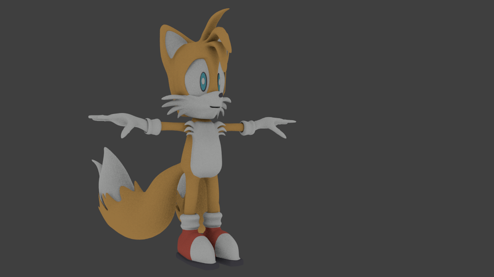 Последняя версия tails. Тейлз Майлз 3д. Майлз Прауэр 3д. Miles Tails Prower 3d model. Майлз «Тейлз» Прауэр 3d model Rotatable.