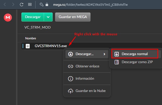 how to download from mega server