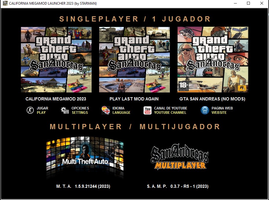 new asi plugins panel image - California Megamod for Grand Theft Auto: San  Andreas - ModDB
