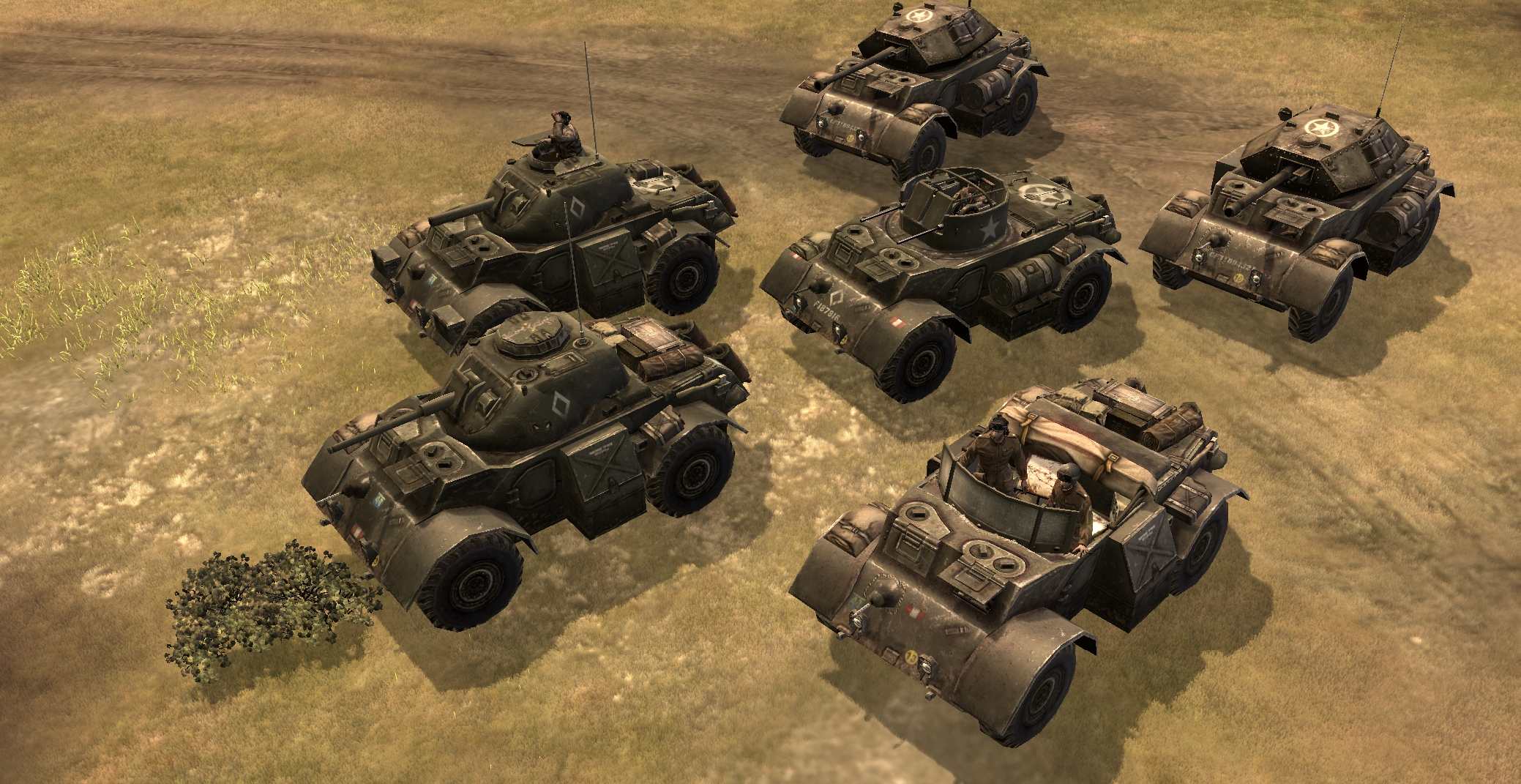 Variation madness: Staghound Armoured Cars