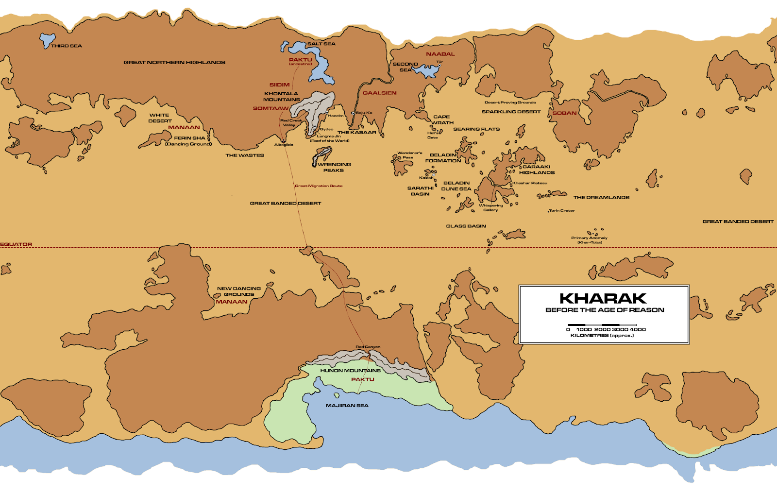 Kharak Map