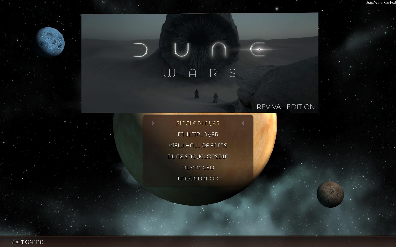 Main Menu DWR VIP