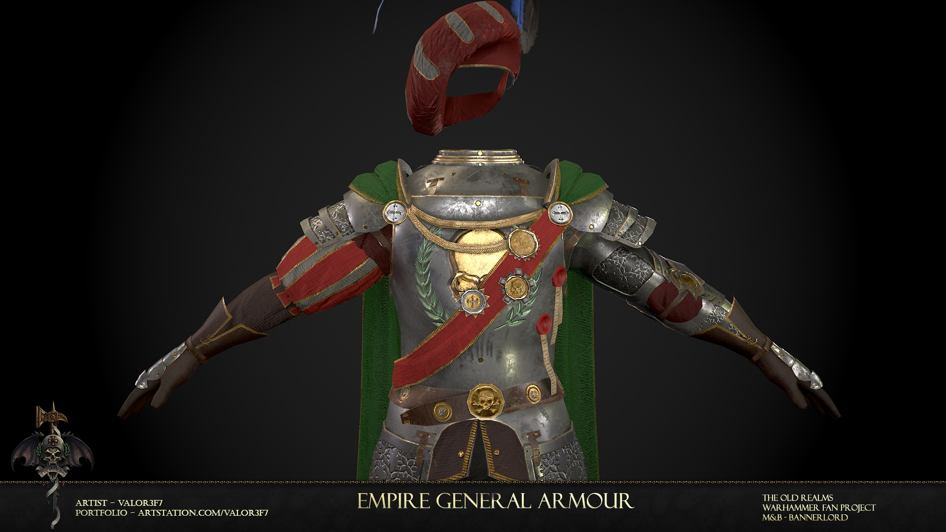Empire General Armor front close