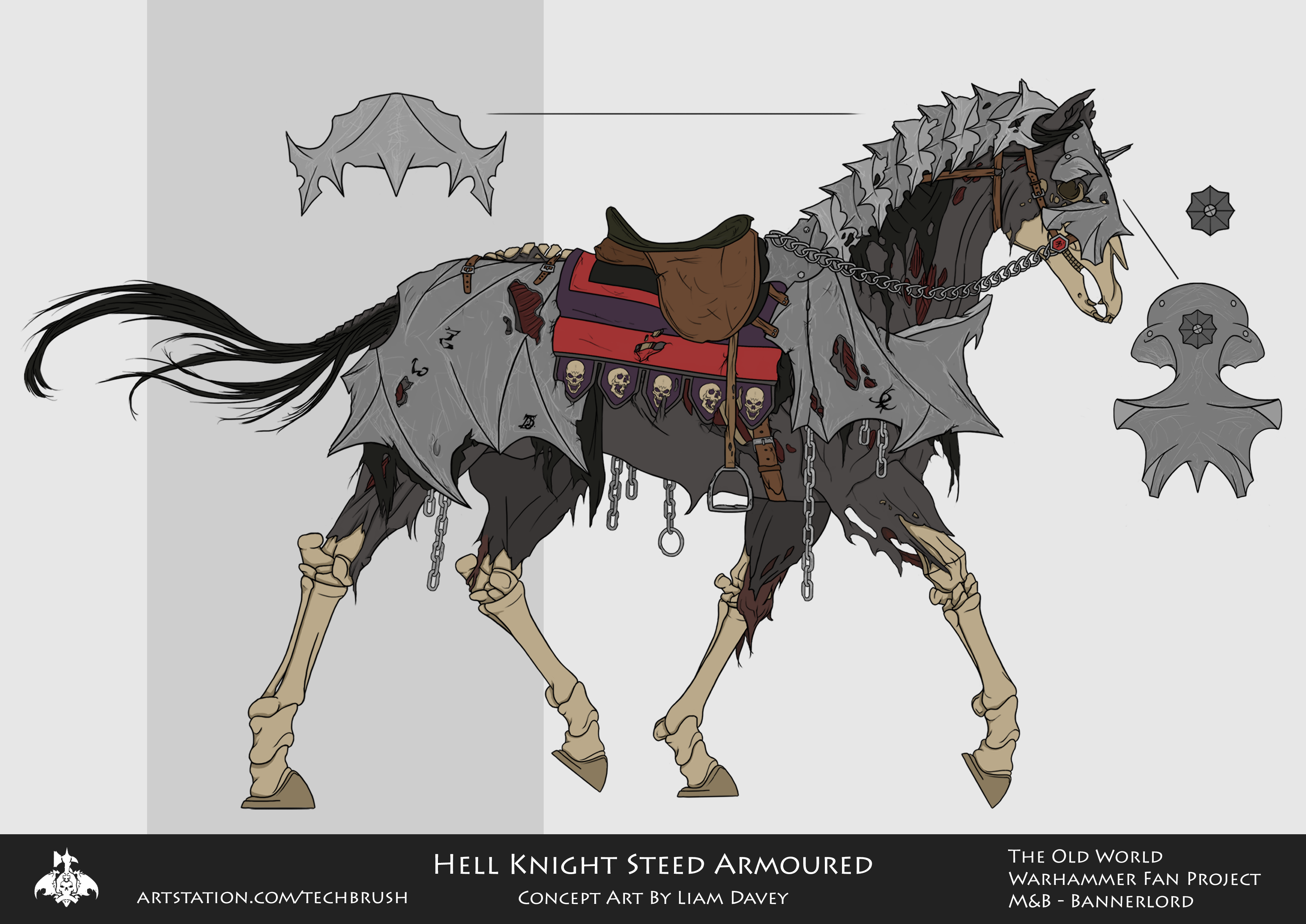 Hell Knight Steed Armoured