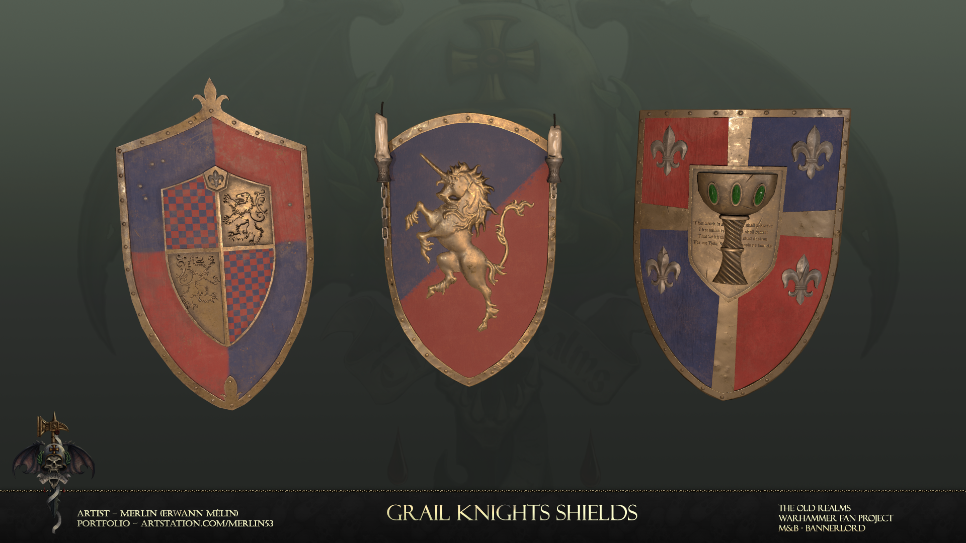 Merlin GrailKnight Shields