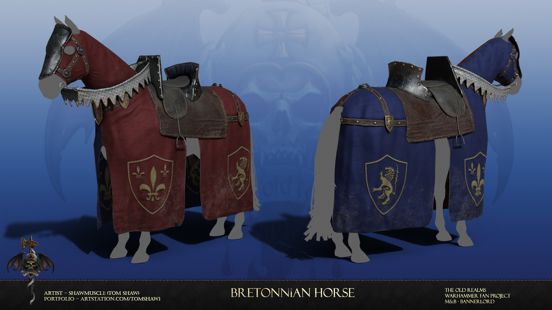bretonnian horse armor