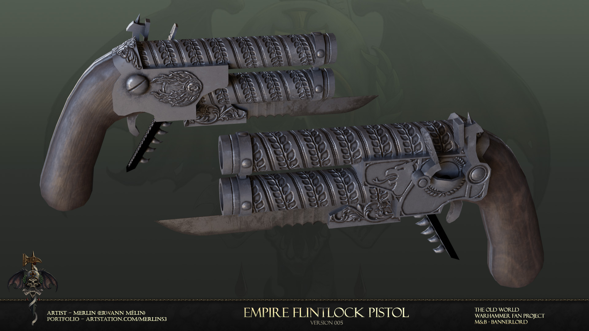 empire flintlock pistol 005
