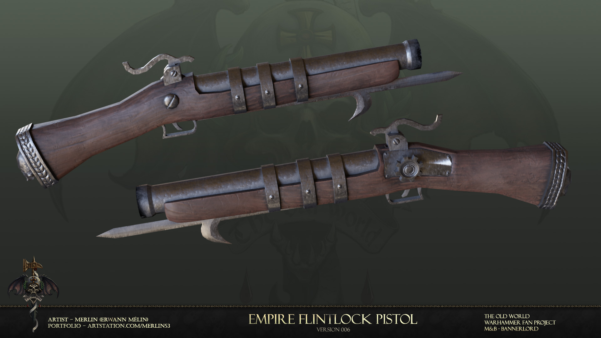 empire flintlock pistol 006