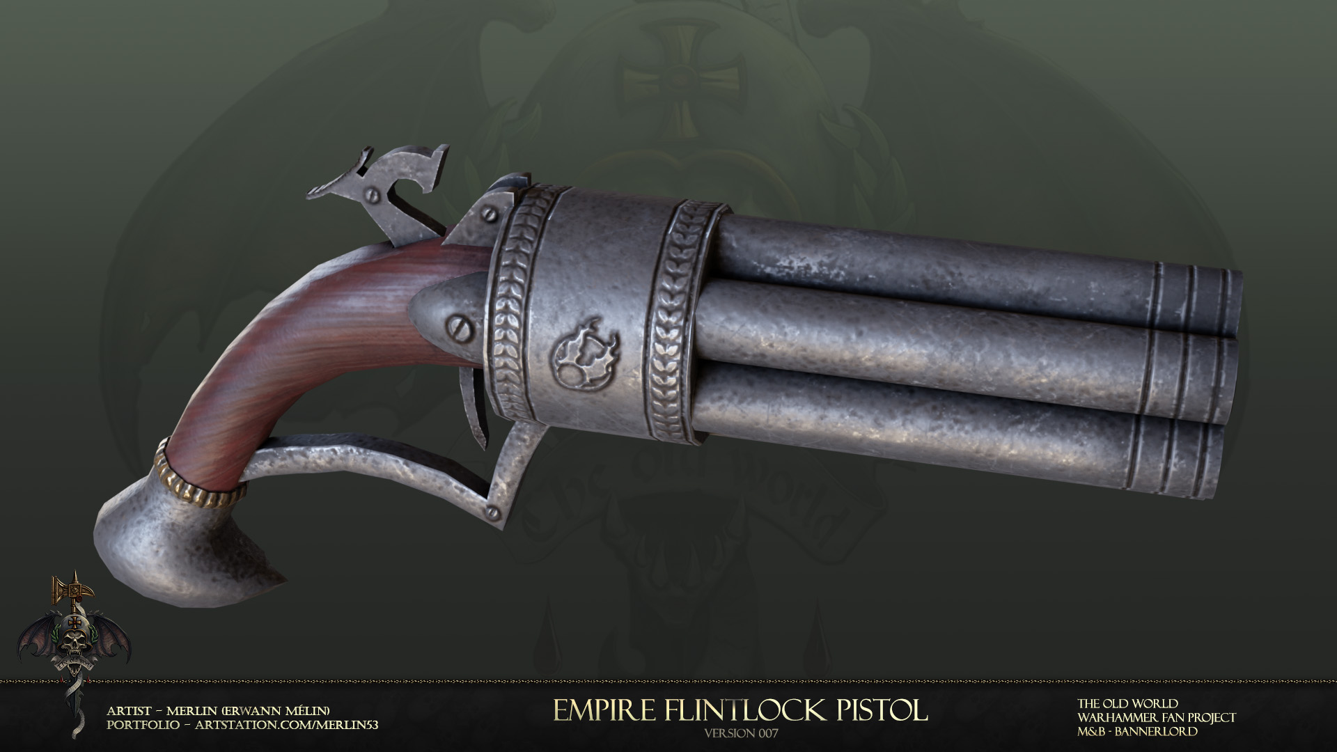 empire flintlock pistol 007