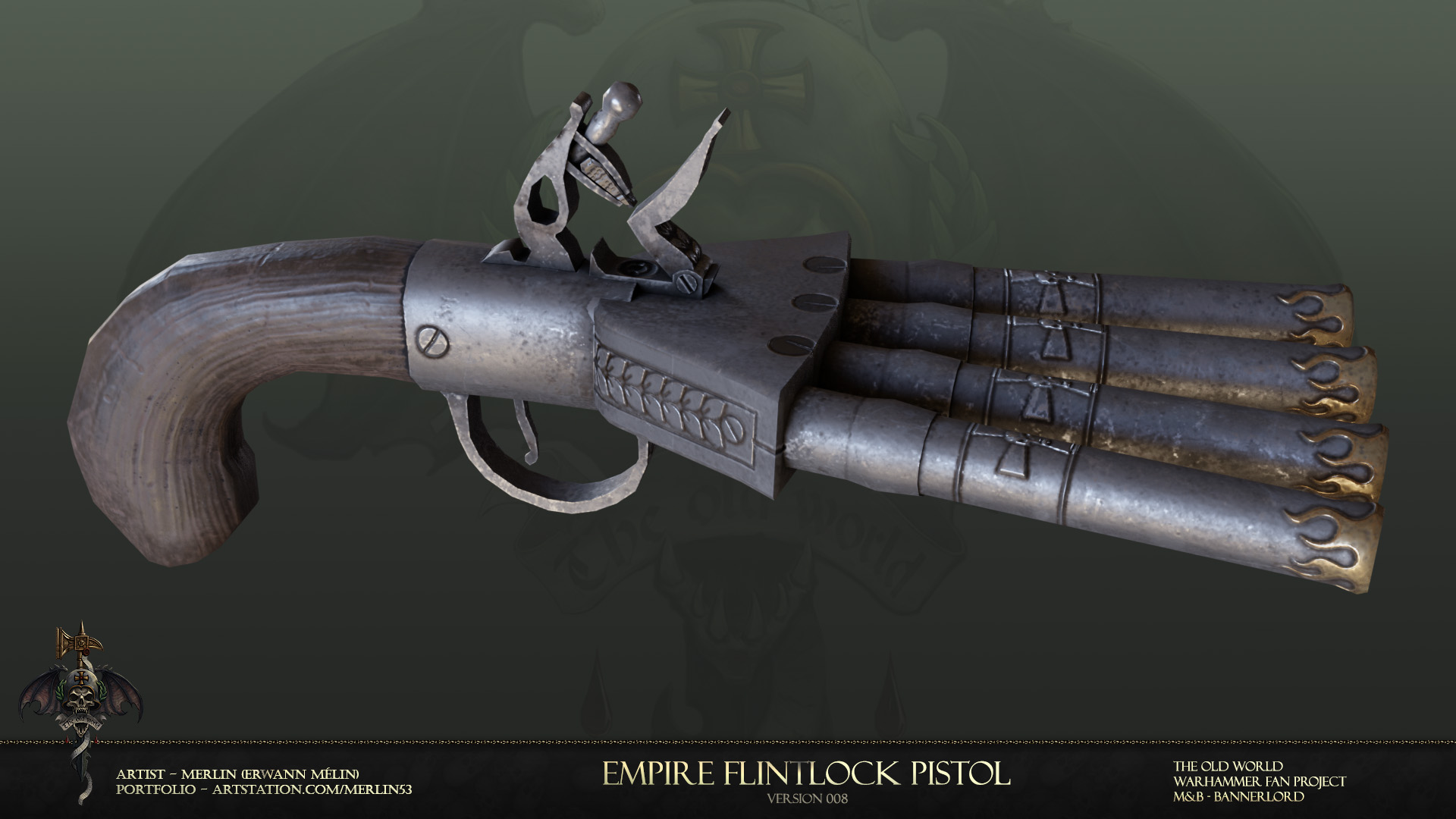 empire flintlock pistol 008