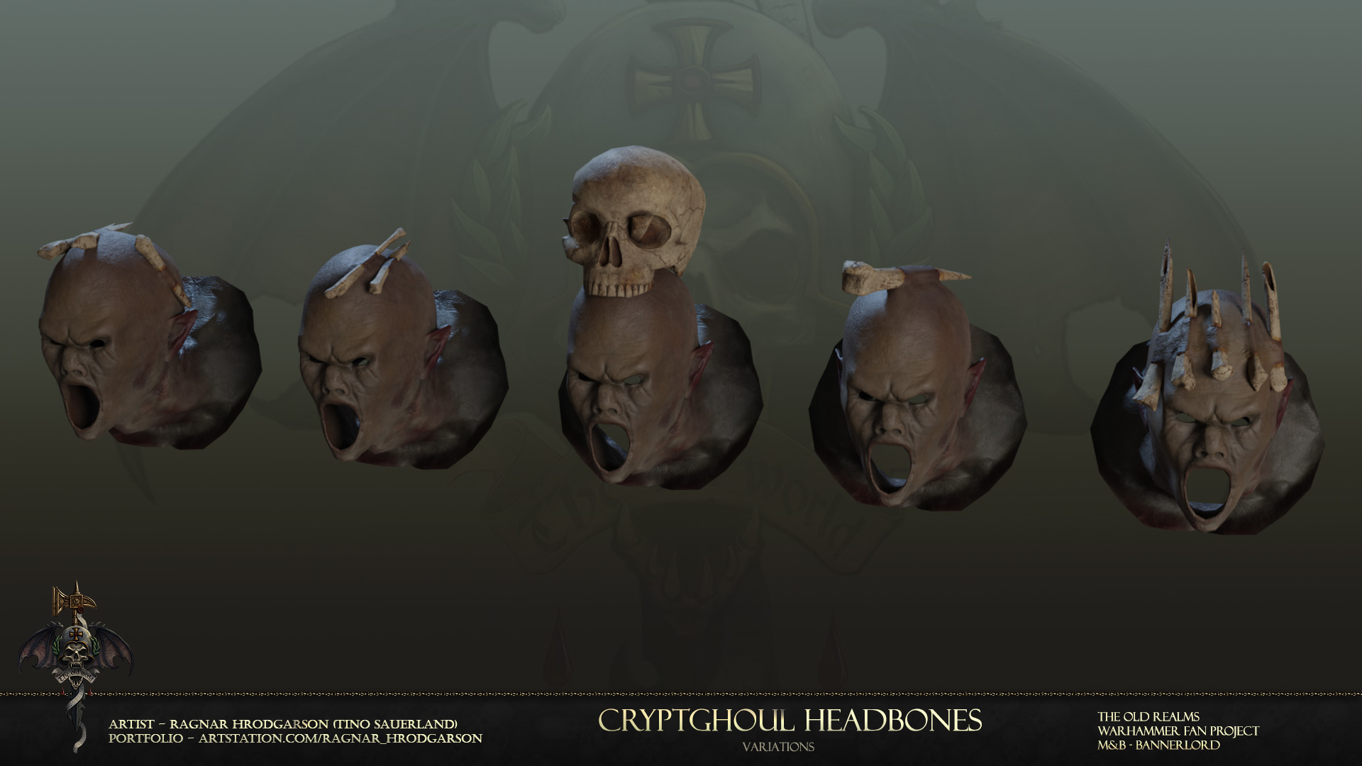 gryptghoul headbone variations