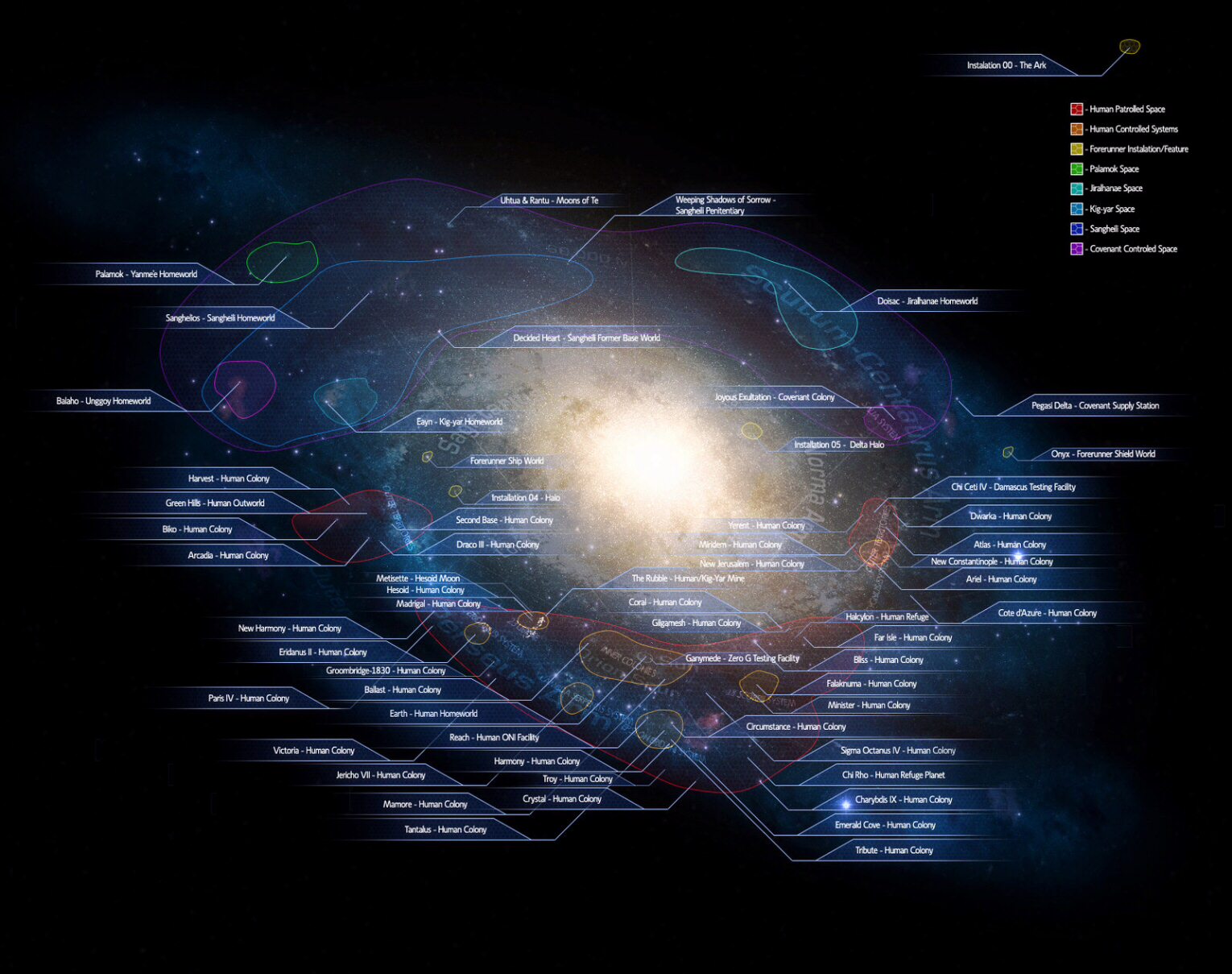 Halo Galaxy Map image AdmiralAsh ModDB