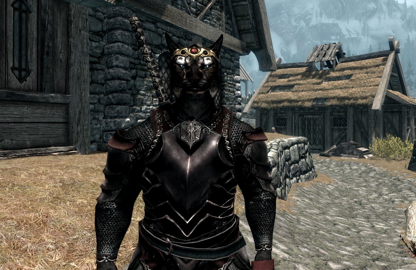 Custom Ebony Armor in Skyrim image Admiral Nemo Mod DB. 