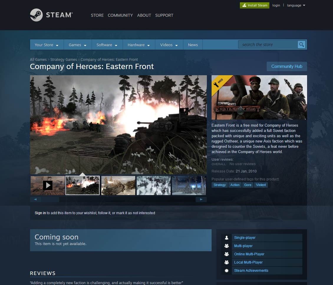 Company of Heroes: Eastern Front