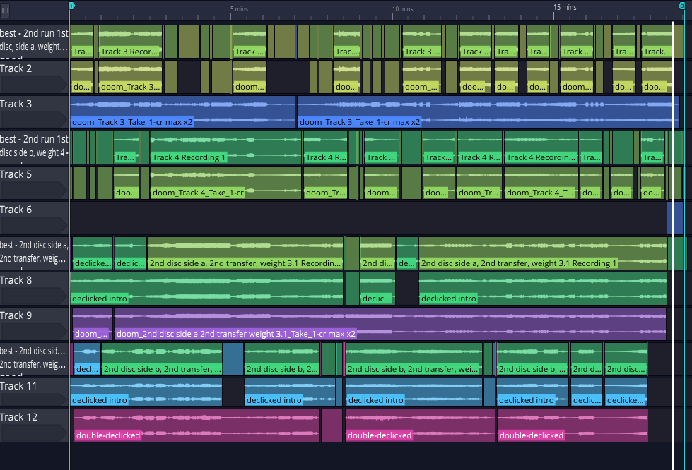 Tracktion editiingg