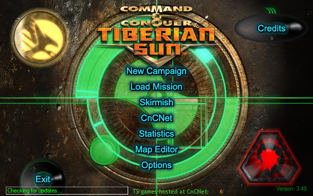 Tiberian Sun Main Menu