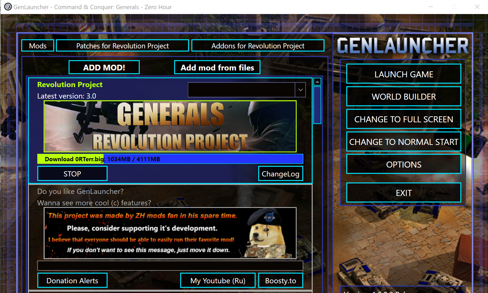 GenLauncher mod for C&C: Generals Zero Hour - ModDB